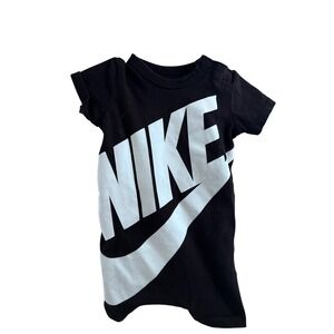 Nike Romper‎ and Bodysuit Set 0-6M Black White lot Logo Infant Kids